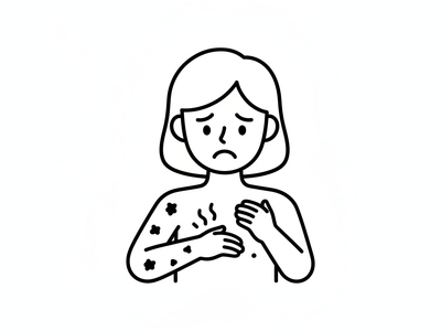 Seeing Dry, Flaky Skin Everywhere