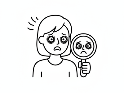 Constantly Checking Mirrors For Raccoon Eyes