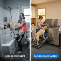 KANIS - Professional Stainless Steel Dog Bathing Station