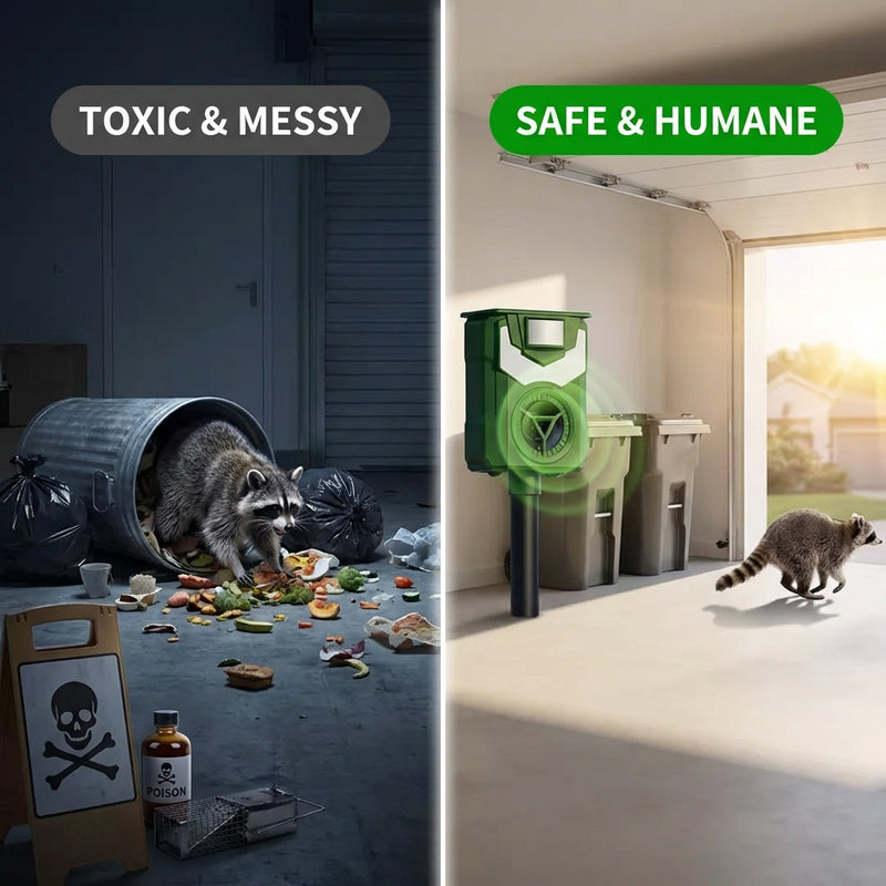 Get Raccoons Out of Your Trash Without Using Dangerous Poisons