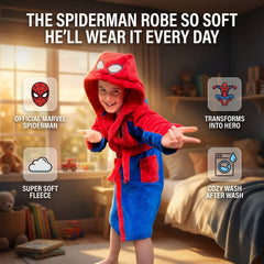 Cool & New - Spiderman Dressing gown for boys